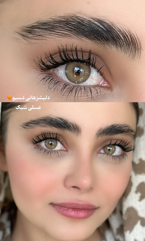 لنز چشم برند دسیو رنگ دلیشز هانی