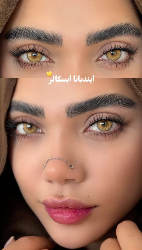 لنز چشم برند آیس کالر رنگ ایندیانا
