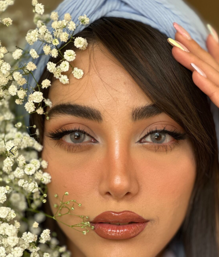 لنز چشم برند آیس کالر رنگ شاینی گری