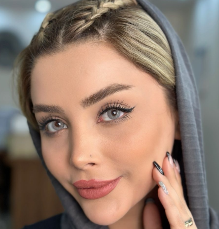لنز چشم برند آیس کالررنگ اسپینل گری
