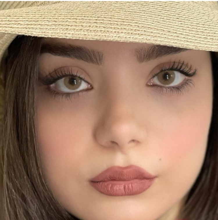 لنز چشم برند آیس کالر رنگ کارولینا